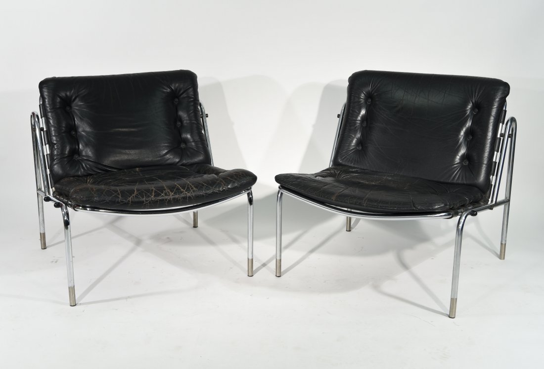 PAIR OF MARTIN VISSER; SPECTRUM 'KYOTO' CHAIRS (1 of 10)