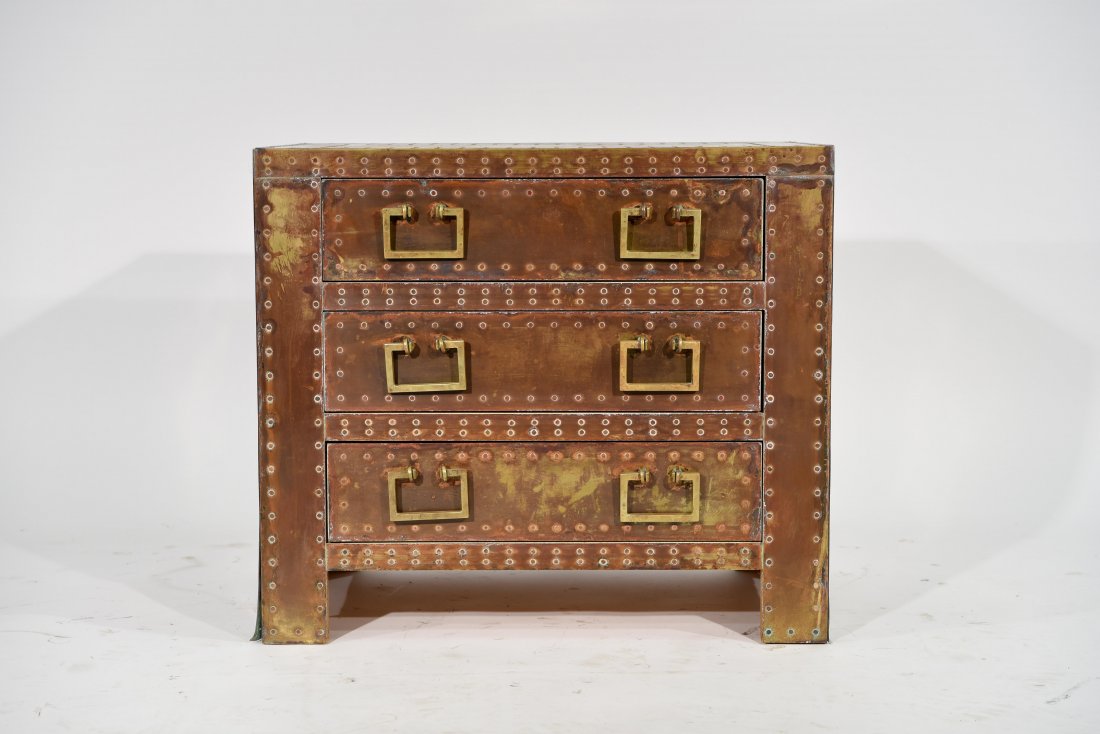 PETITE SARREID BRASS CHEST (1 of 9)