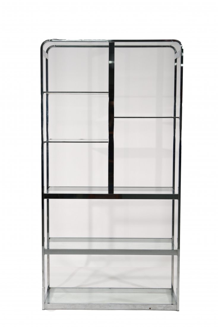 MID-CENTURY CHROME ETAGERE (1 of 8)