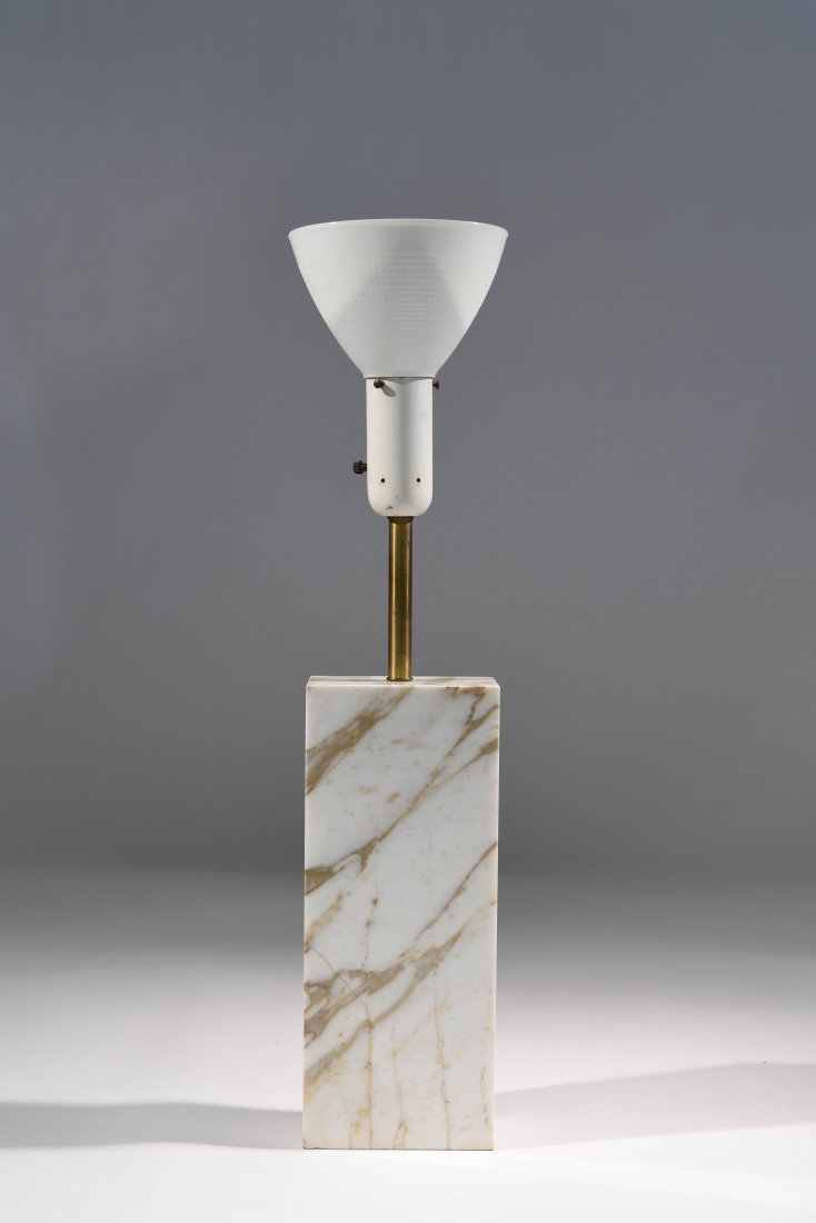 (ATTR.) NESSEN MARBLE TABLE LAMP (1 of 7)