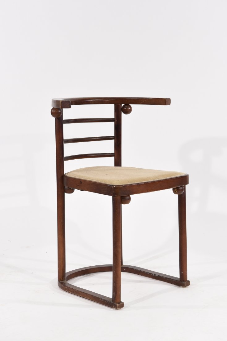 JOSEF HOFFMANN; THONET 'FLEDERMAUS' SIDE CHAIR (1 of 6)