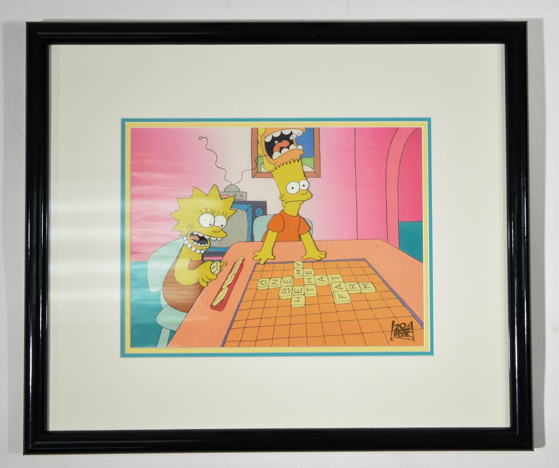 SIMPSONS ANIMATION CELL (1 of 8)