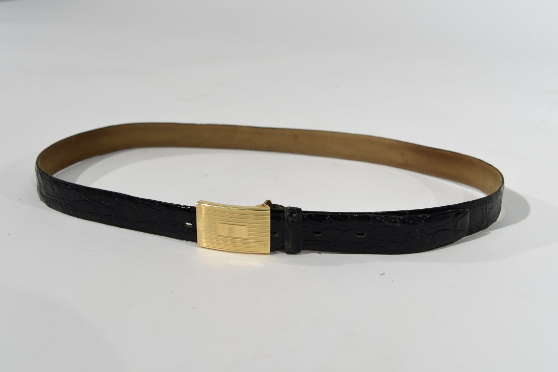 14k GOLD BELT BUCKLE (1 of 5)