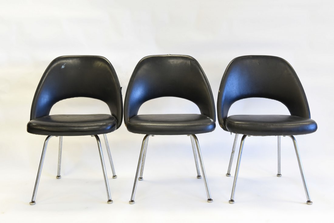 (3) EERO SAARINEN; KNOLL CHAIRS (1 of 9)