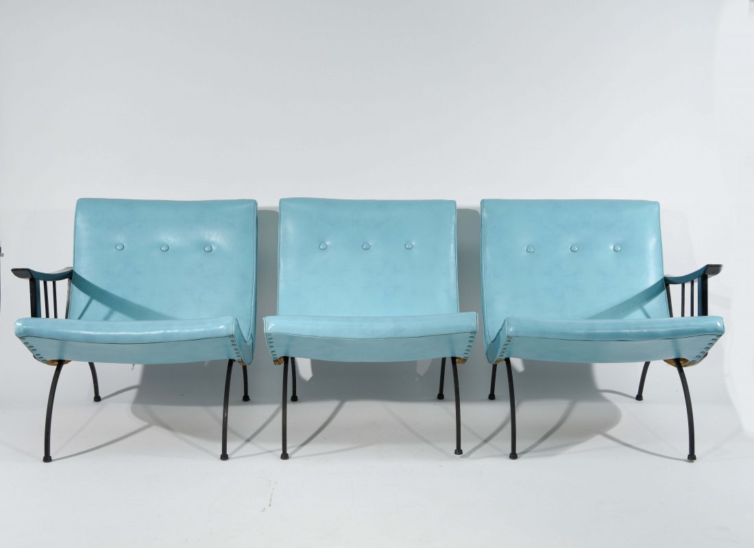 MILO BAUGHMAN (ATTR.) SCOOP SECTIONAL SOFA (1 of 10)