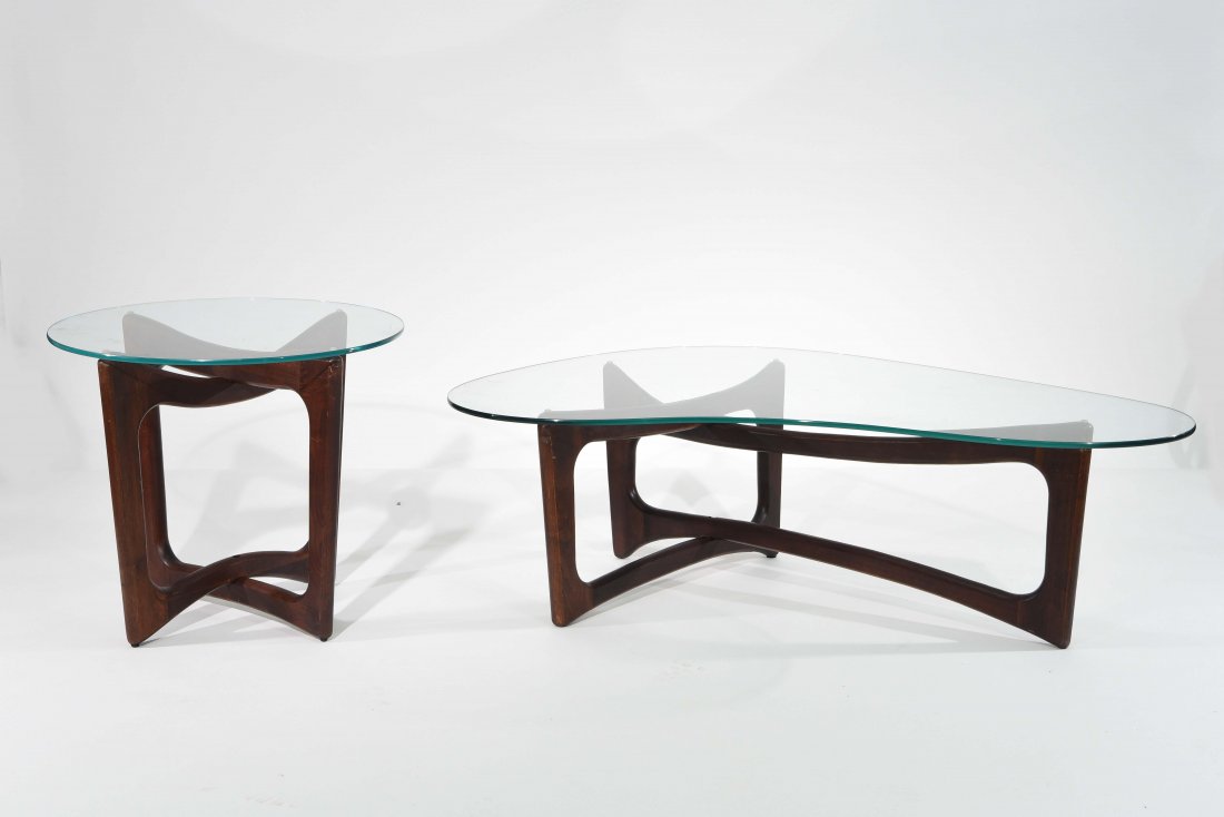 ADRIAN PEARSALL MID-CENTURY COFFEE & SIDE TABLE (1 of 10)