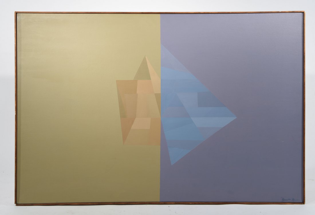 ANNETTE ROWDEN GEOMETRIC ABSTRACT PAINTING (1 of 5)