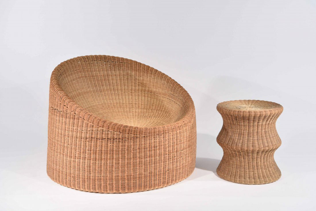 EERO AARNIO LOUNGE CHAIR & STOOL (1 of 9)