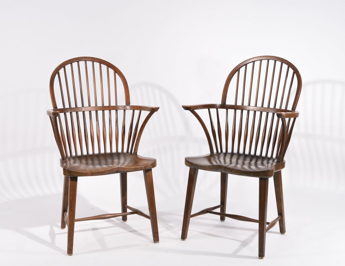 PAIR OF WINDSOR CHAIRS BY FRITS HENNINGSEN (1 of 9)
