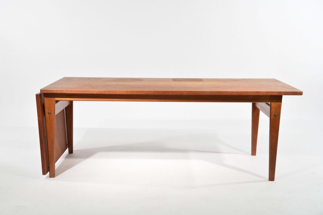 MID-CENTURY DANISH DROP LEAF COFFEE TABLE (1 of 9)