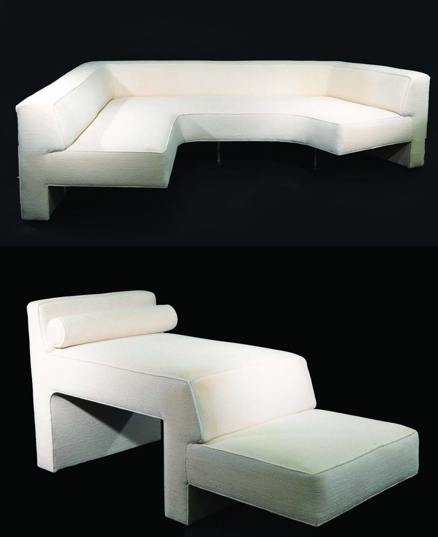 VLADIMIR KAGAN OMNIBUS SOFA & PERCH (1 of 10)