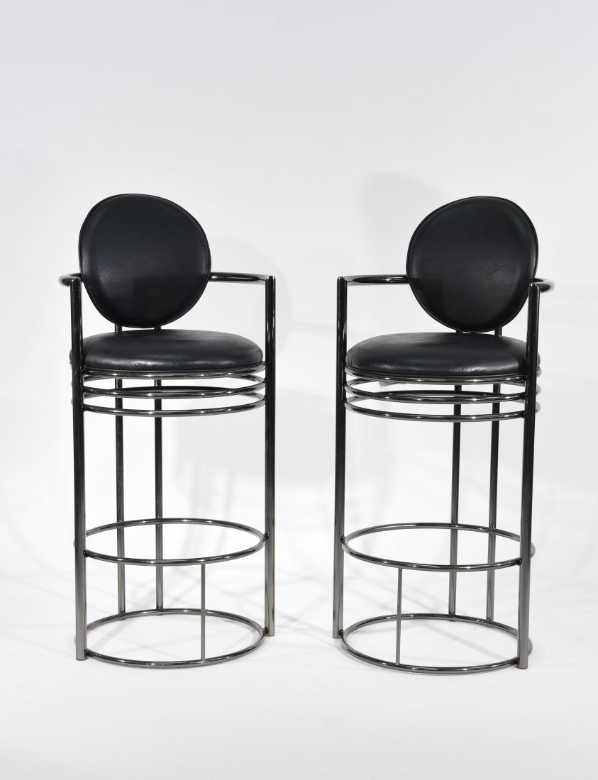 PAIR OF DIA BAR STOOLS (1 of 9)