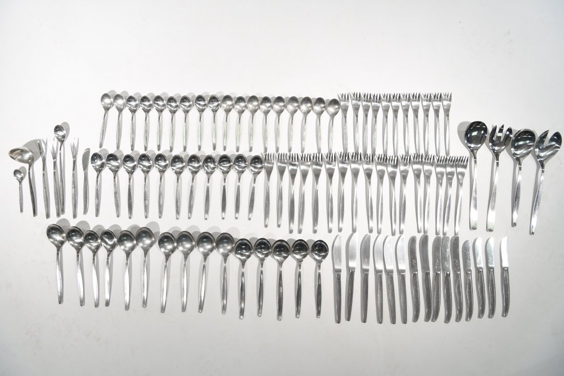 LARGE WMF WILLIAM FRASER FLATWARE GROUPING (1 of 10)