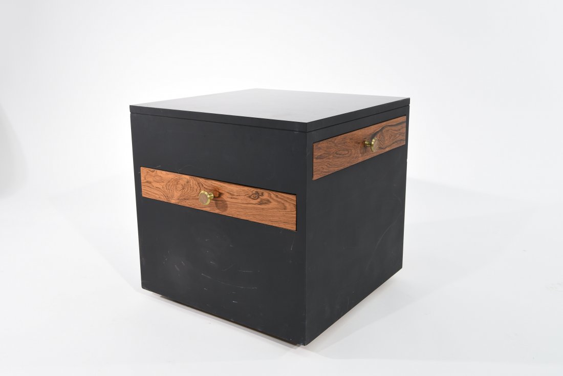 KIPP STEWART; DREXEL ROLLING SIDE TABLE (1 of 7)