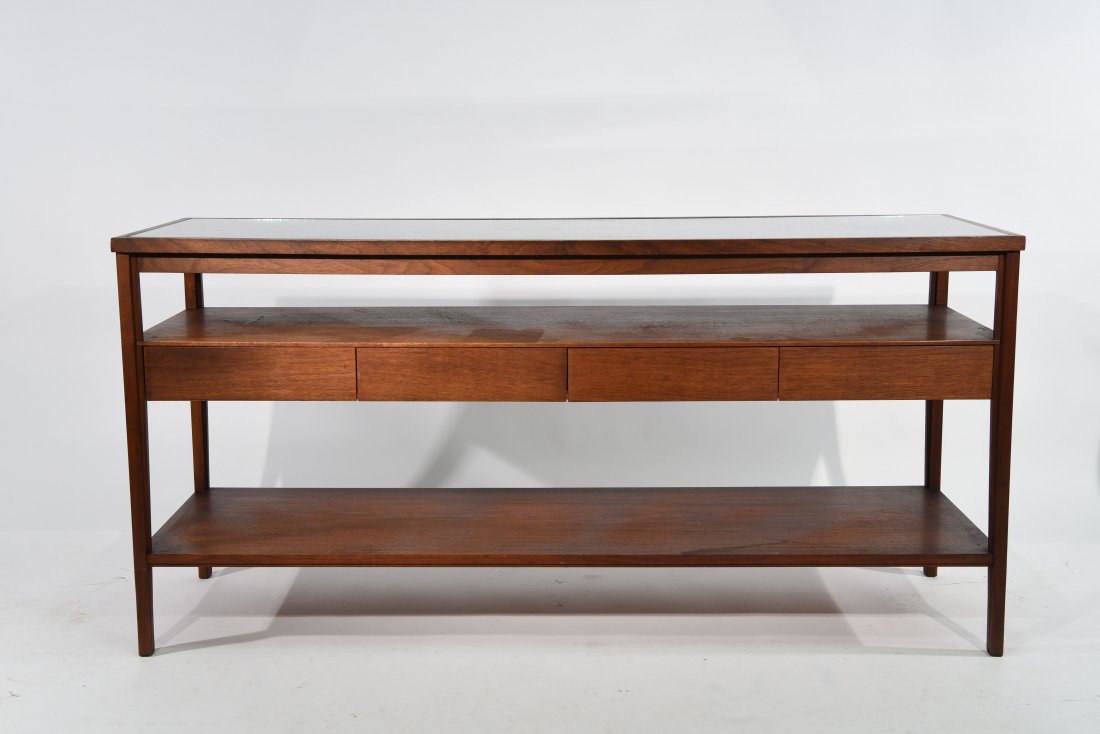 WIDDICOMB CANED CONSOLE TABLE (1 of 8)