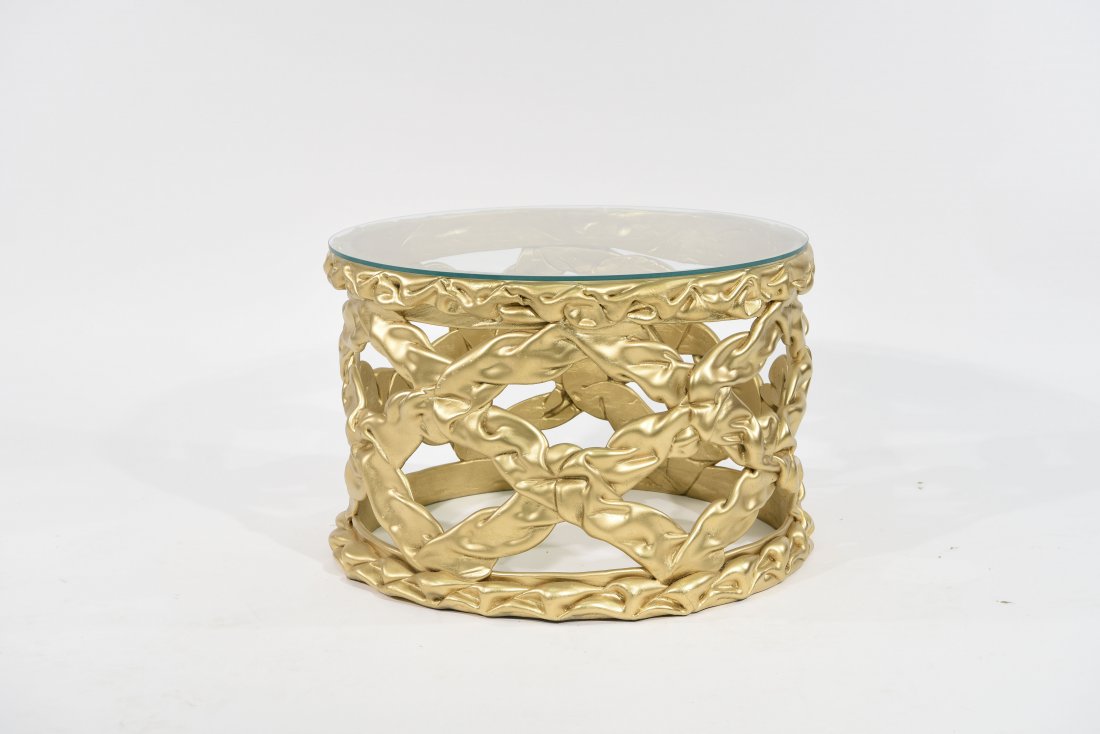 MID-CENTURY RIBBON TABLE MANNER OF TONY DUQUETTE (1 of 5)