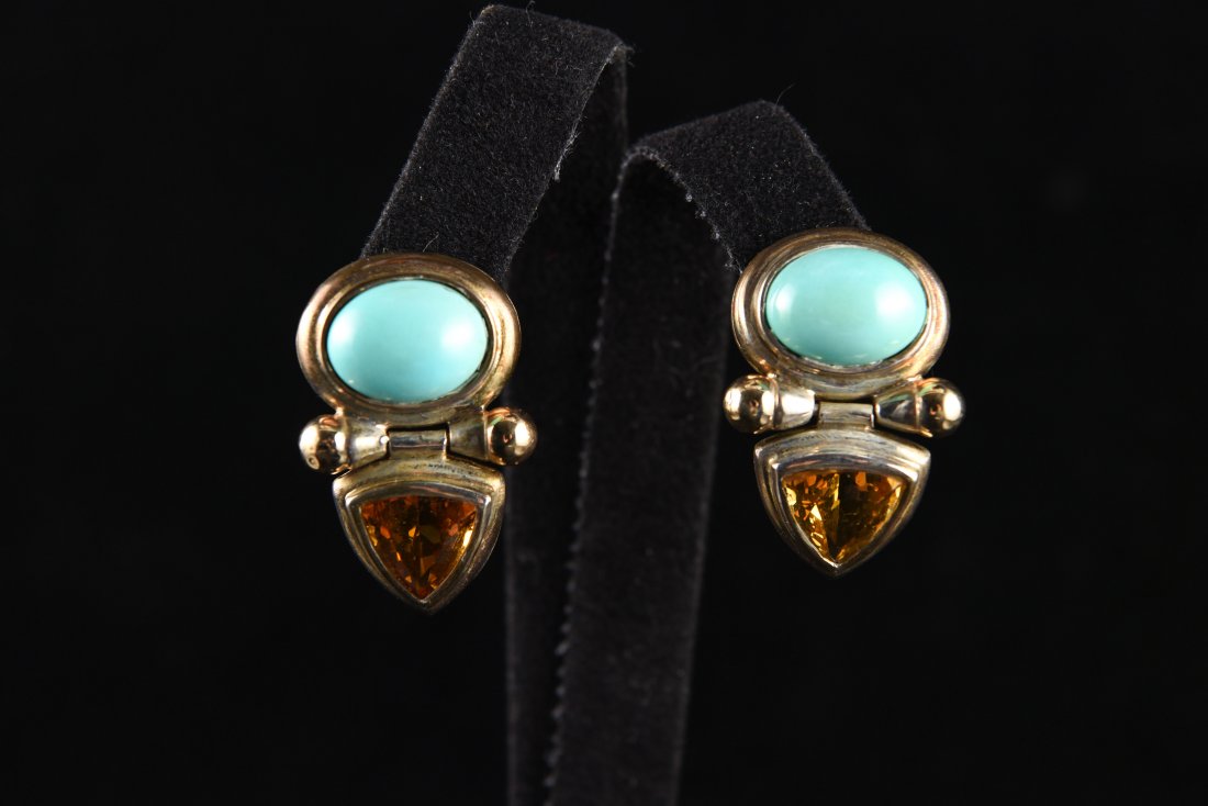 VINTAGE DAVID YURMAN DROP EARRINGS (1 of 5)