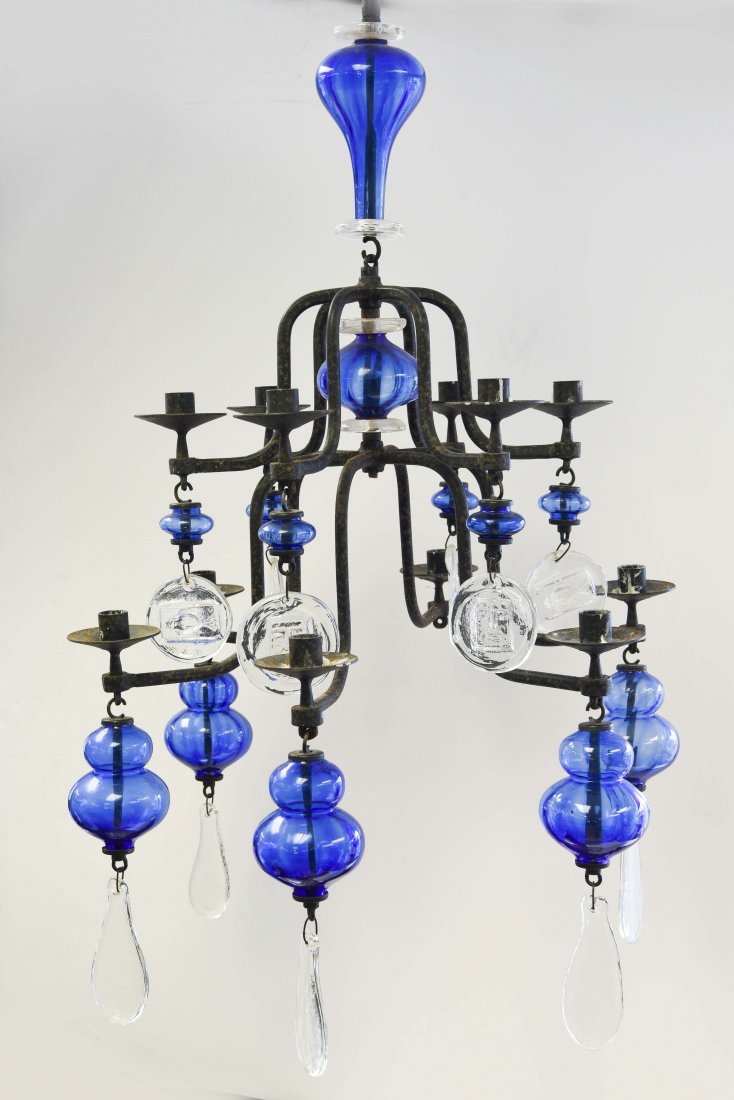 ERIK HOGLUND CANDELABRA CHANDELIER (1 of 5)
