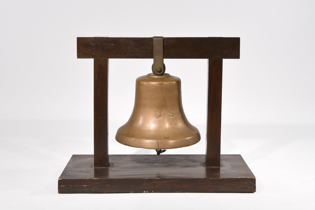 US NAVY BRONZE SHIPS BELL (1 of 7)