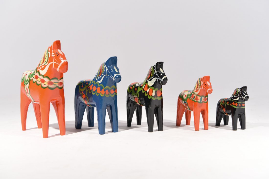 (5) NILS OLSSON PAINTED HORSES (1 of 9)