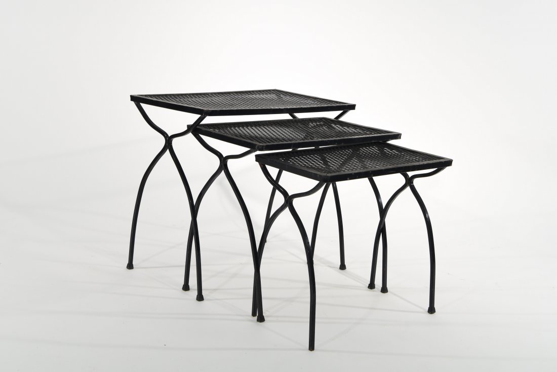 WOODARD OUTDOOR NESTING TABLES (1 of 5)