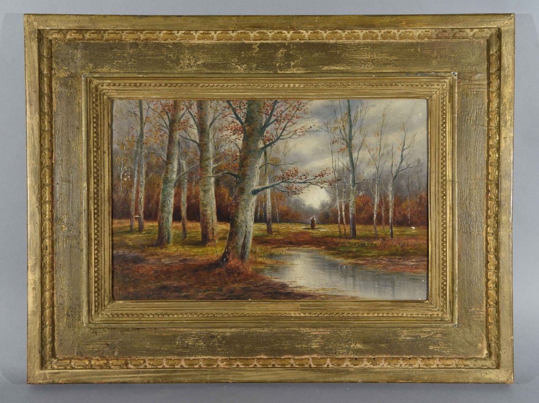 JULES DUPRE O/B LANDSCAPE PAINTING (1 of 10)