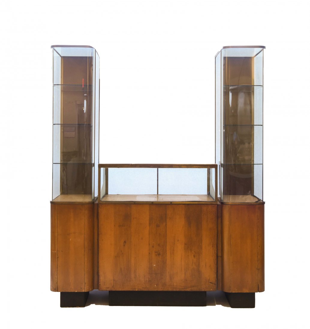 ART DECO DISPLAY CASE