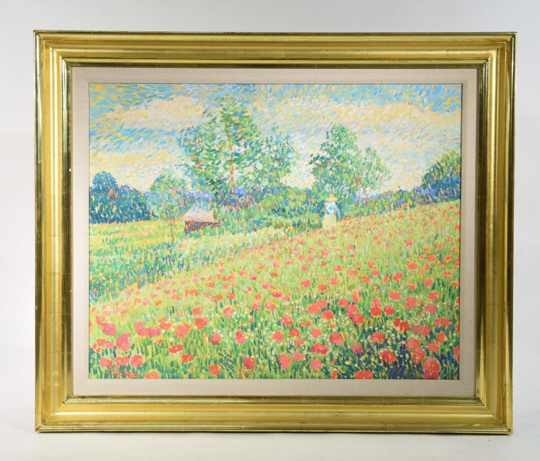 SAM BARBER (AMERICAN 1943) O/C PAINTING (1 of 8)