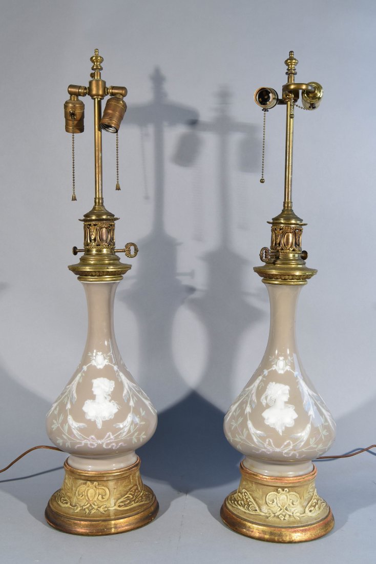 PAIR OF PATE-SUR-PATE LAMPS (1 of 6)