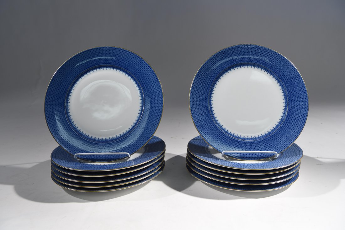 (12) MOTTAHEDEH PORCELAIN DINER PLATES (1 of 6)