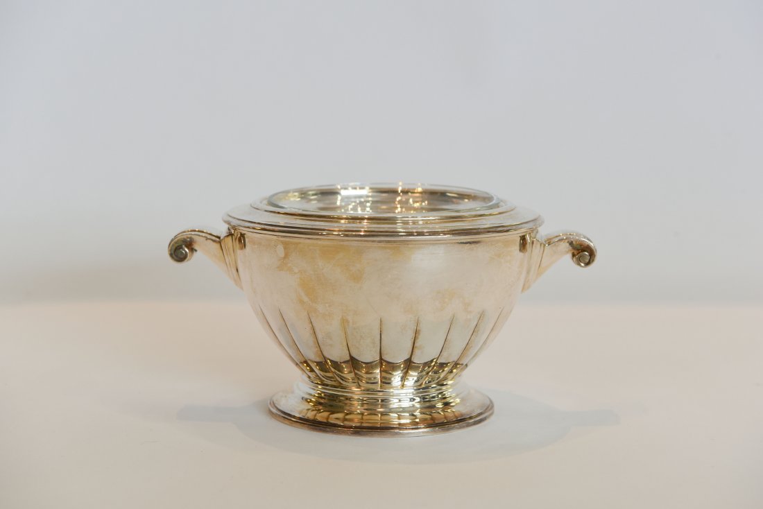 ASPREY STERLING SILVER CAVIER DISH (1 of 8)