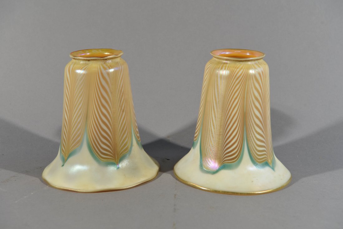 TWO QUEZAL PULLED FEATHER SHADES (1 of 6)