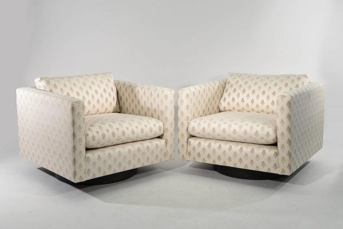 PAIR OF HARVEY PROBBER LOUNGE CHAIRS (1 of 9)