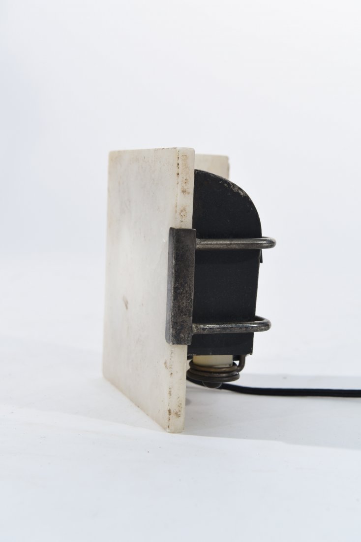 FRENCH ART DECO MARBLE LAMP (1 of 8)