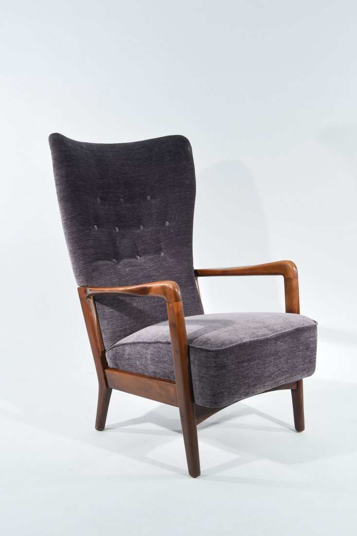 FRITZ HANSEN OPEN ARM CHAIR (1 of 8)