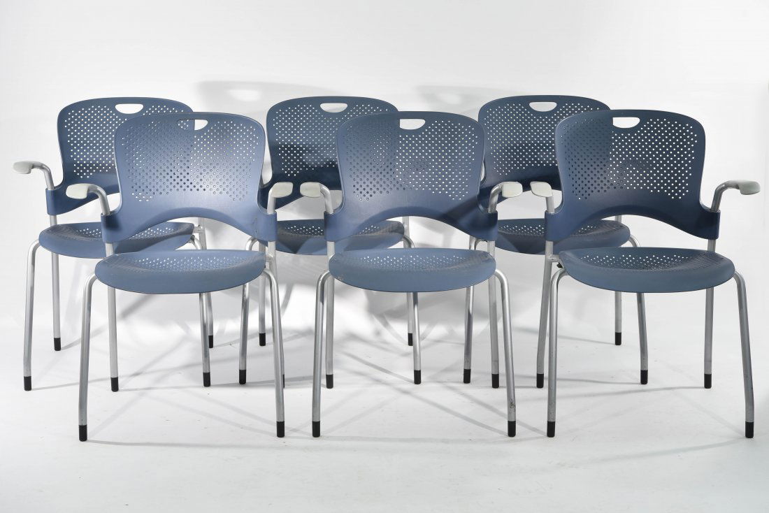 (6) HERMAN MILLER CAPER STACKING CHAIRS (1 of 9)