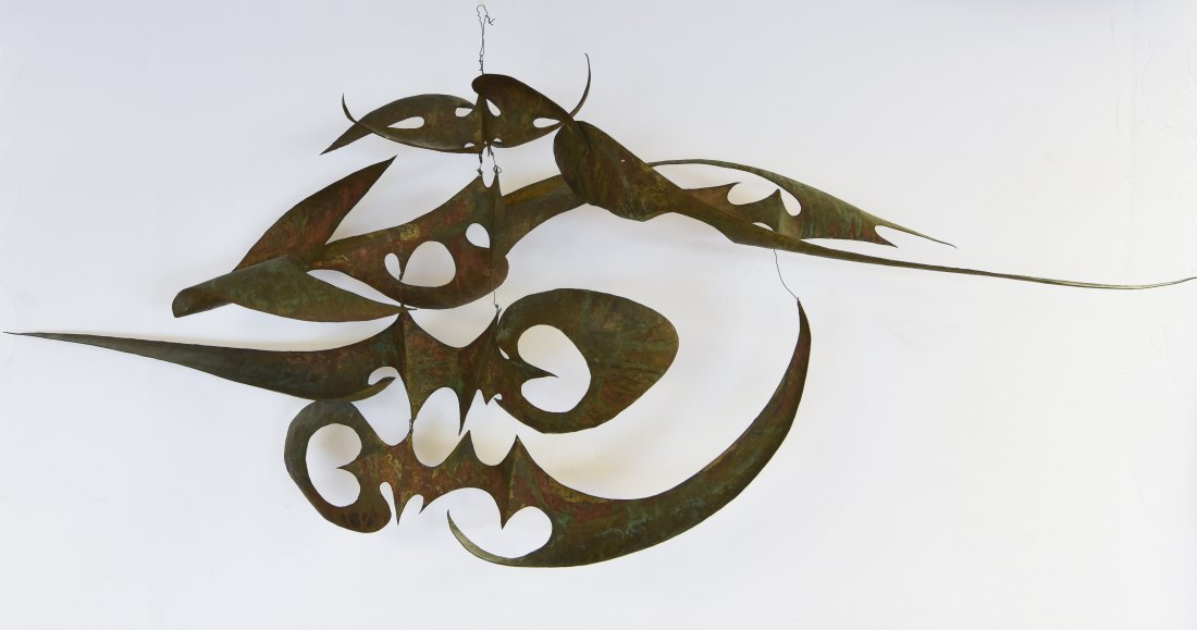 DAVID BURT (AMERICAN 20TH C.) BRUTALIST SCULPTURE (1 of 8)