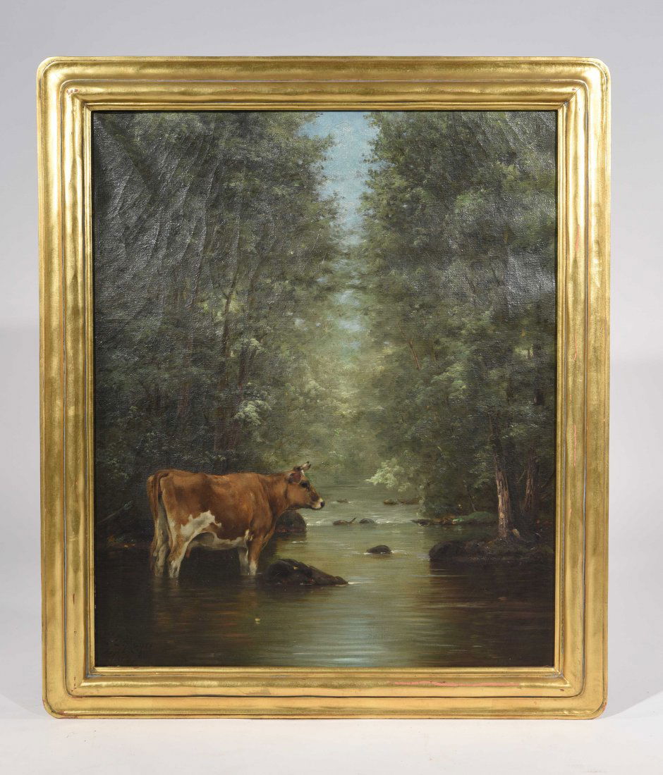 EDWIN AUGUSTUS MOORE (AMERICAN 1858 -1925) O/C (1 of 10)