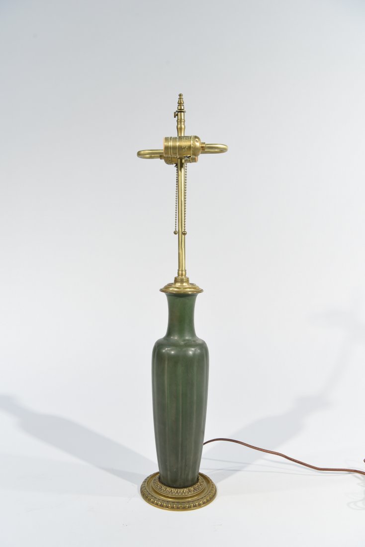 ARTS AND CRAFTS POTTERY VASE LAMP (1 of 7)