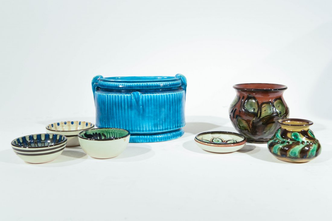 DENMARK POTTERY GROUPING OF SEVEN (1 of 10)