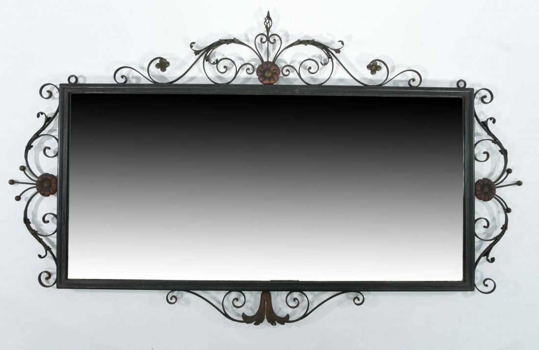 OSCAR BACH STYLE IRON MIRROR (1 of 6)