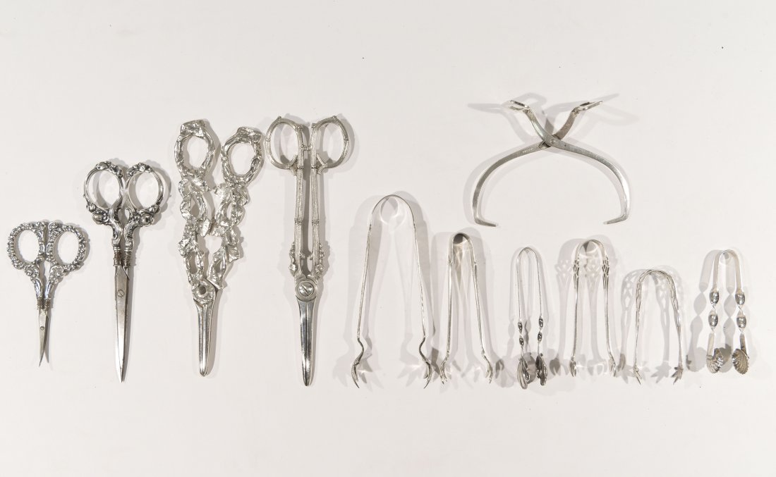 GROUPING OF STERLING SILVER INCL SCISSORS (1 of 6)