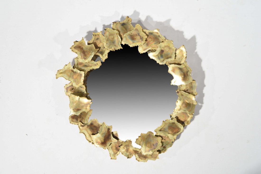 SMALL ROUND BRUTALIST MIRROR (1 of 8)