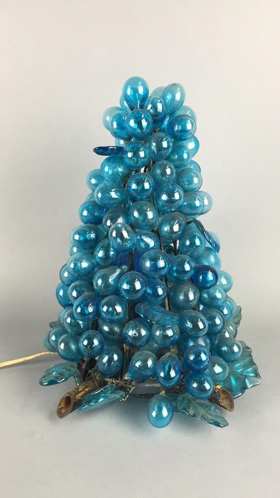 BLOWN GLASS GRAPES LIGHT FIXTURE (1 of 6)