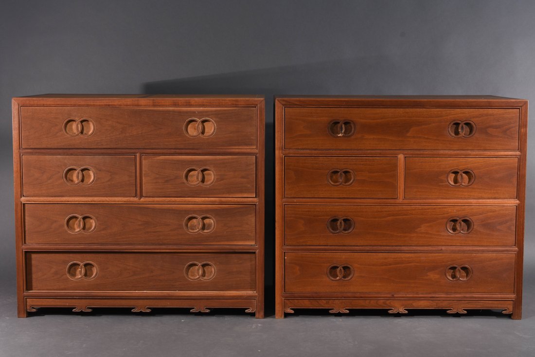 PAIR OF MICHAEL TAYLOR FOR BAKER CHESTS (1 of 9)
