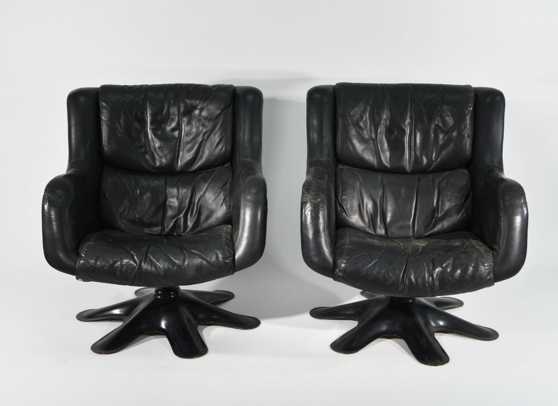 PAIR OF YRJO KUKKAPURO FOR HAIMI CHAIRS (1 of 9)