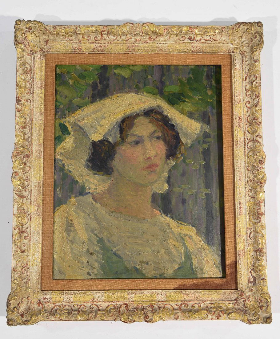 EARLY 20TH CENTURY IMPRESSIONIST PORTRAIT (1 of 7)