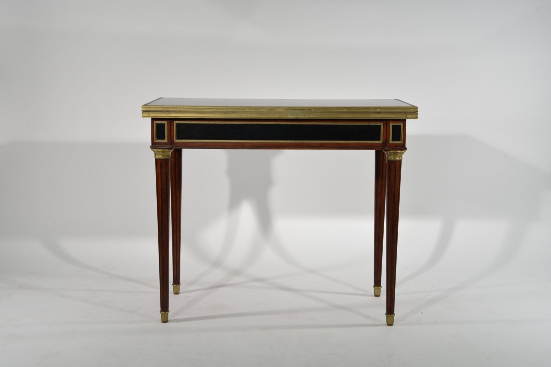 LOUIS XVI FLIP TOP GAME TABLE (1 of 8)