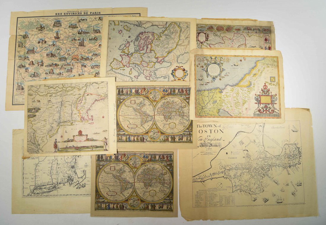 NINE CONTINENAL MAPS (1 of 9)