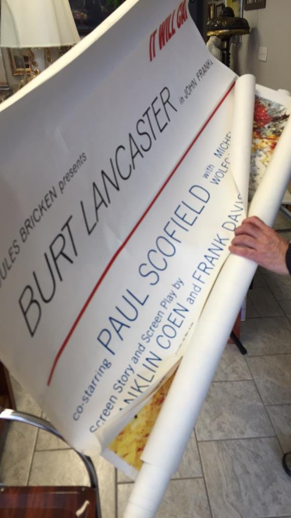 MOVIE POSTER "THE TRAIN" 1965 (1 of 1)